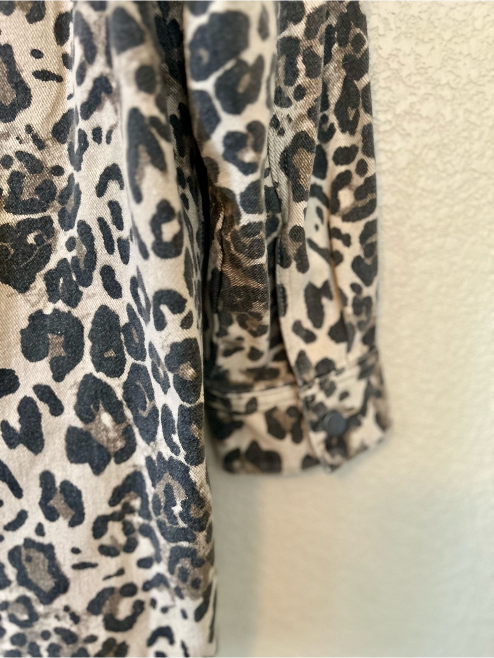 Anthropologie MABLE Leopard Print Romper Beige/Black M Oversized Animal Cheetah - Picture 6 of 11